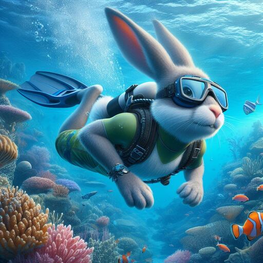 Diving Rabbit